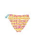 Ambrielle Graphic Tie-dye Yellow Swimsuit Bottoms Size XL - photo 2