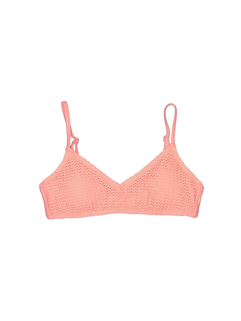 Aerie Solid Pink Orange Swimsuit Top Size L - photo 1