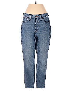Madewell Petite Curvy High-Rise Skinny Jeans in Ainsworth Wash: Raw-Hem Edition (view 1)