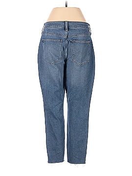 Madewell Petite Curvy High-Rise Skinny Jeans in Ainsworth Wash: Raw-Hem Edition (view 2)