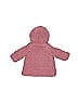 First Impressions 100% Polyester Solid Pink Coat Size 3-6 mo - photo 2
