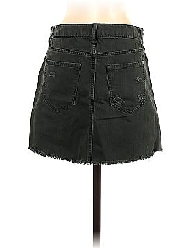 Sapphire Ink Denim Skirt (view 2)