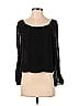 Max Studio 100% Polyester Black Long Sleeve Blouse Size S (petite) - photo 1