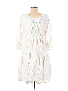 Love, Whit by Whitney Port White Puff Sleeve Wrap Dress (view 2)