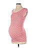 A Pea in the Pod Pink Red Short Sleeve T-Shirt Size XS (Maternity) - photo 1
