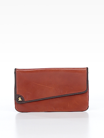 Mark Cross Leather Clutch - front