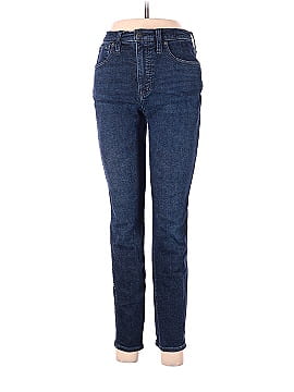 Madewell 10&quot; High-Rise Skinny Jeans in Bensley Wash (view 1)