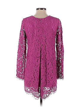 Adam Lippes Collective Magenta Lace Top (view 2)