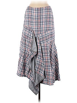 Teija Structured Draped Midi Skirt (view 1)