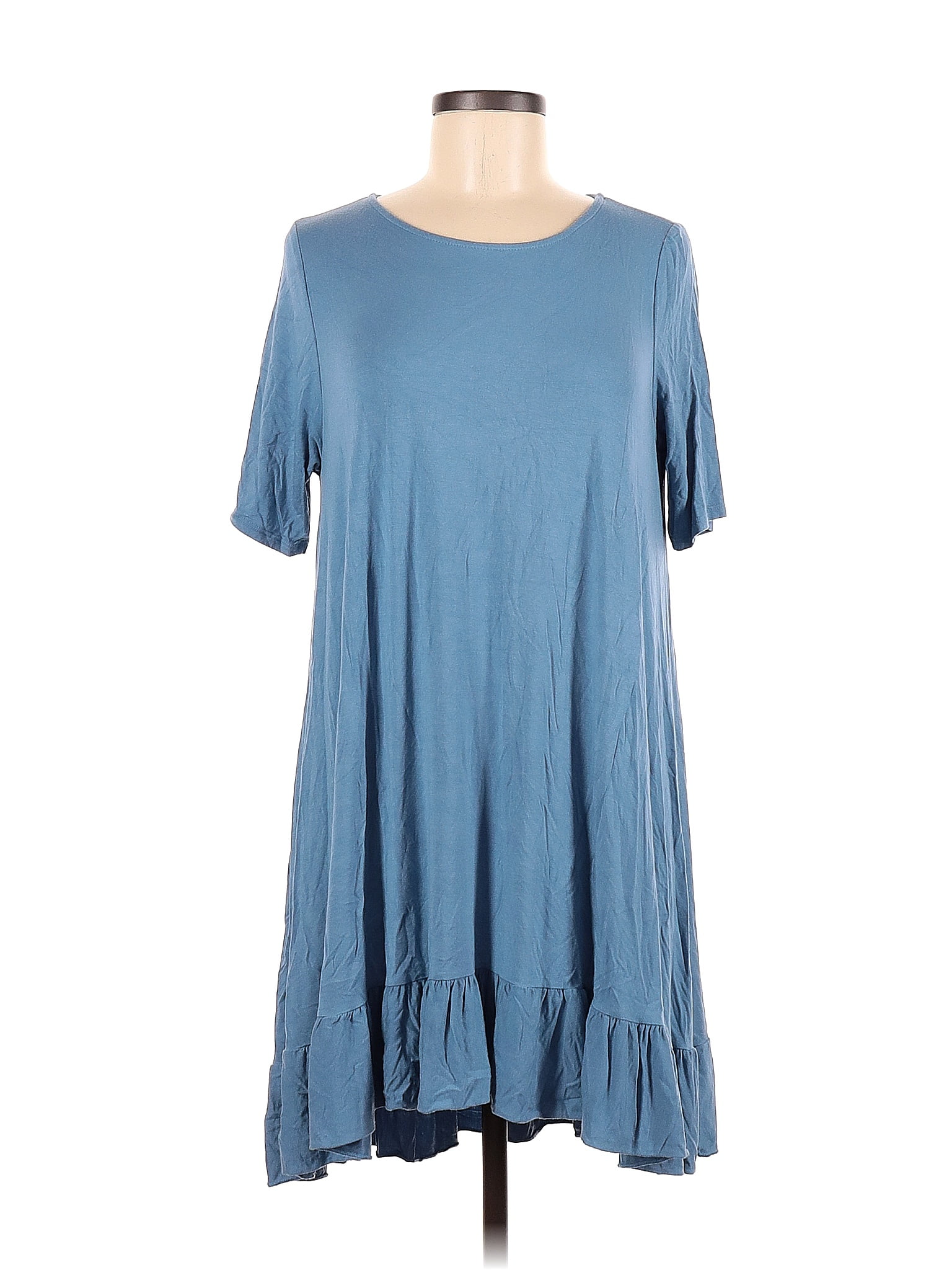 Agnes & Dora Blue Casual Dress One Size - 80% off | thredUP