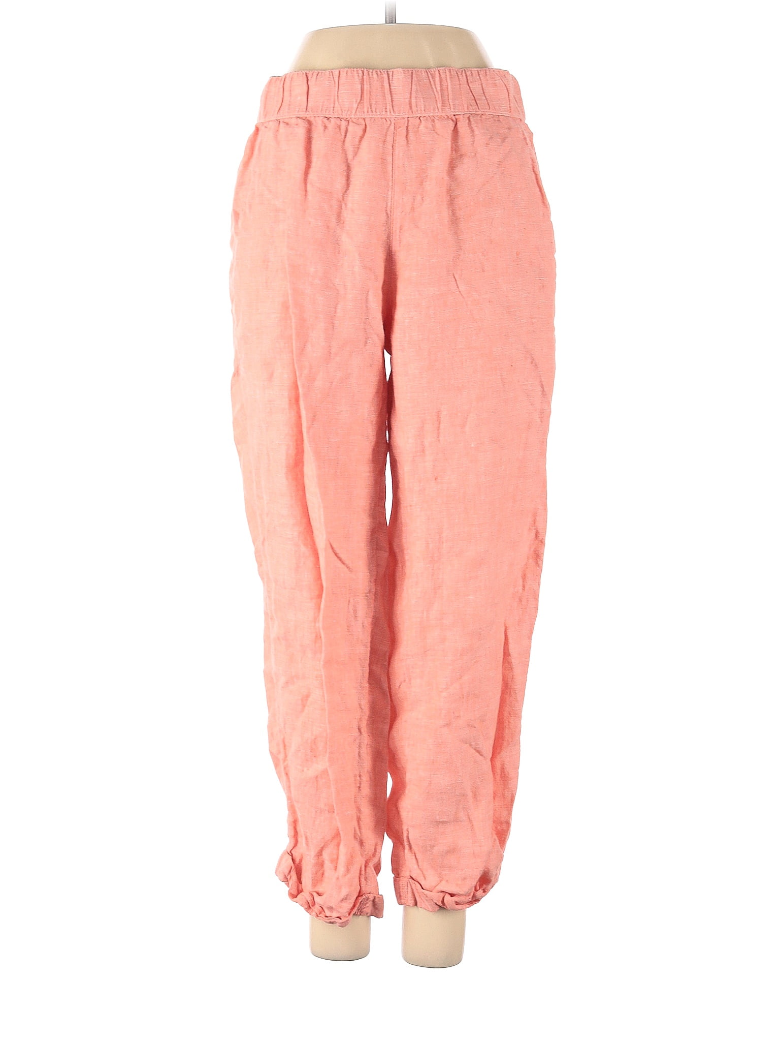 RACHEL Rachel Roy 100 Linen Solid Pink Linen Pants Size S 66 off thredUP
