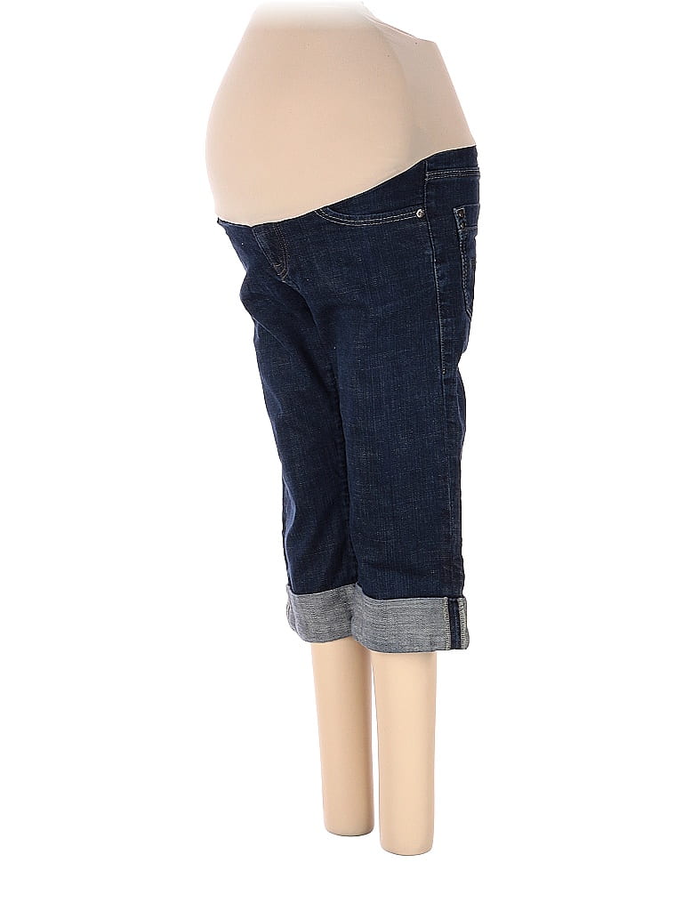A Pea in the Pod Solid Navy Blue Jeans Size S (Maternity) - photo 1