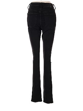 Madewell Tall 10" High-Rise Roadtripper Supersoft Jeans in Davie Wash: Knee-Rip Edition (view 2)