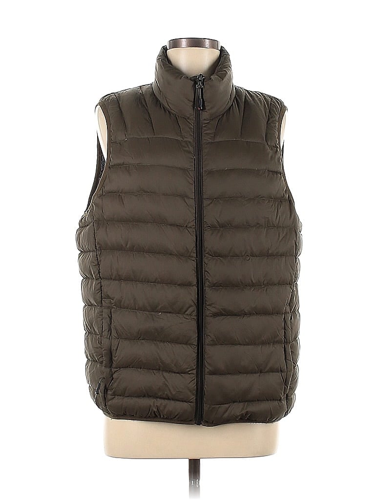 Hawke & Co. 100% Nylon Solid Brown Vest Size M - 78% off | ThredUp