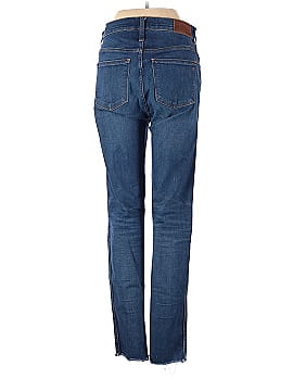 Madewell Tall 9" Mid-Rise Skinny Jeans in Paloma Wash: Raw-Hem Edition (view 2)