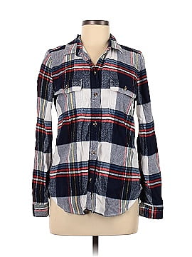 American Eagle Outfitters Long Sleeve Button-Down Shirt (view 1)