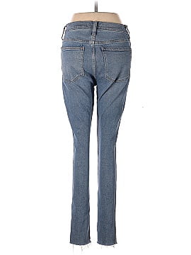 Madewell 10" High-Rise Skinny Jeans in Ainsworth Wash: Raw-Hem Edition (view 2)