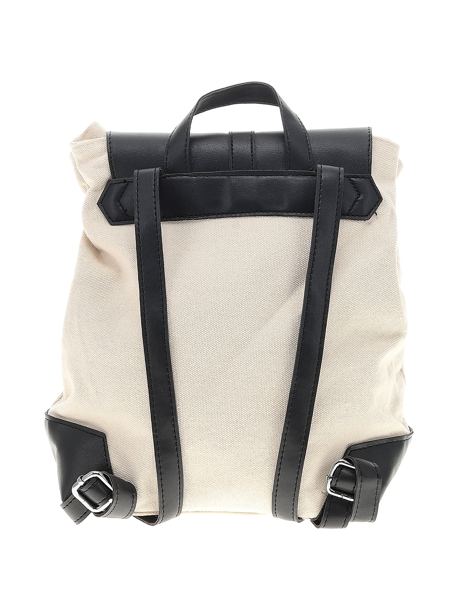 Deux Lux Color Block Solid Multi Color Ivory Backpack One Size
