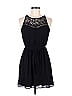 Iz Byer 100% Polyester Black Casual Dress Size M - photo 1