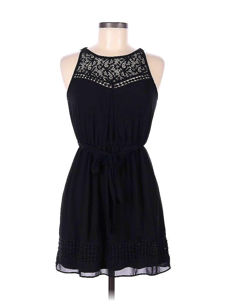 Iz Byer 100% Polyester Black Casual Dress Size M - photo 1