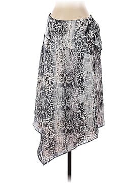 Krisa Snake Print Wrap Skirt (view 1)