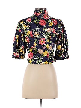 Marissa Webb Collective Floral Printed Puff Sleeve Top (view 2)