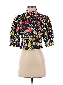 Marissa Webb Collective Floral Printed Puff Sleeve Top (view 1)