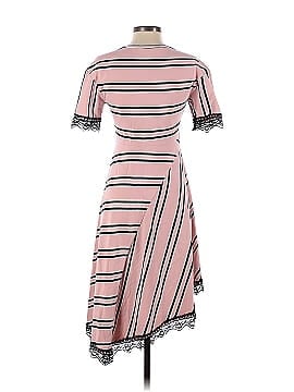 Koché Pink Striped Lace Dress (view 2)