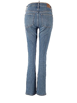 Madewell The Mid-Rise Perfect Vintage Jean in Ainsdale Wash: Knee-Rip Edition (view 2)