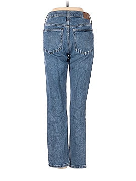 Madewell The Mid-Rise Perfect Vintage Jean in Ainsdale Wash: Knee-Rip Edition (view 2)