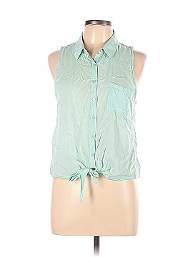 Forever 21 Sleeveless Button-Down Shirt (view 1)
