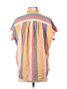 Madewell Central Shirt in Sherbet Stripe (view 2)