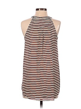 Closed Sleeveless Silk Top (view 2)
