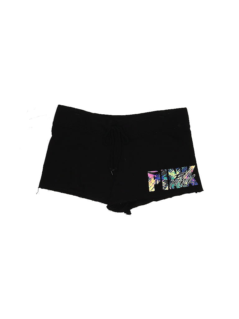 Victoria's Secret Pink Solid Black Shorts Size S 56 off thredUP
