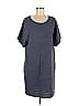 Caslon Gray Blue Casual Dress Size M - photo 1
