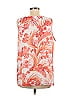 Belle By Kim Gravel 100% Polyester Tropical Pink Sleeveless Blouse Size L - photo 2