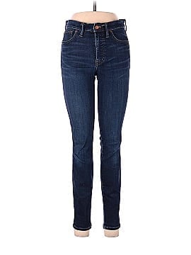 Madewell 9" Mid-Rise Skinny Jeans in Larkspur Wash: TENCEL&trade; Denim Edition (view 1)