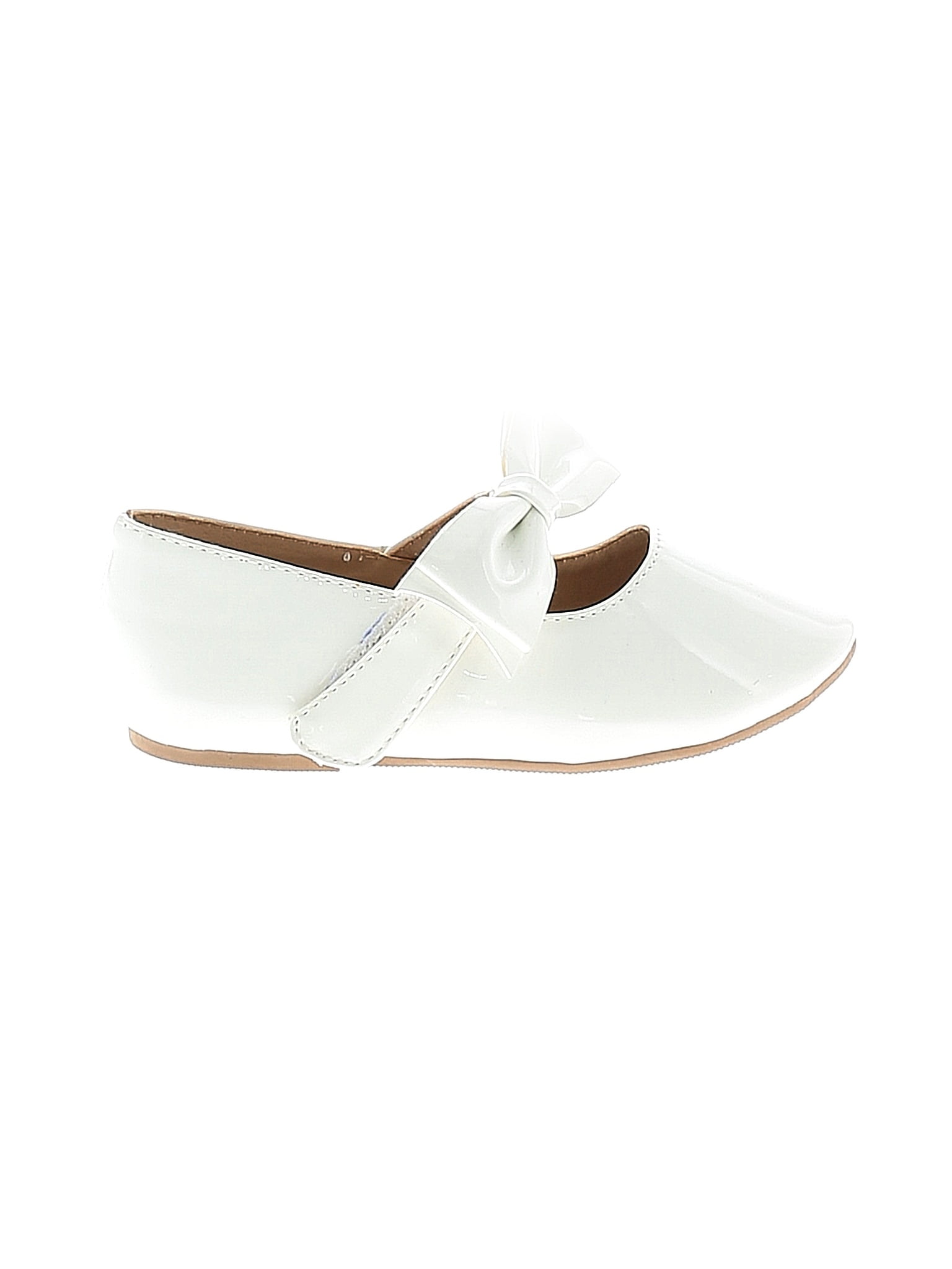 Felix & Flora Solid White Flats Size 9 61 off thredUP