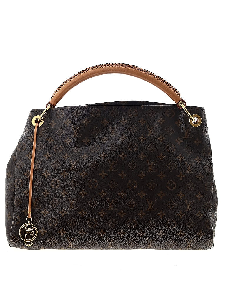 Louis Vuitton 100% Coated Canvas Brown Monogram Artsy MM Shoulder Bag One Size - photo 1