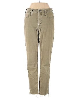 Madewell 9" High-Rise Skinny Jeans: Raw-Hem Garment-Dyed Edition (view 1)