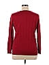 Roaman's Solid Red Long Sleeve Top Size 14 (M) - photo 2
