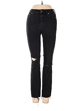 Madewell 9" High-Rise Skinny Jeans in Black Sea (view 1)