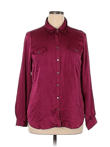 Sharagano Long Sleeve Blouse (view 1)