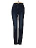 Express Solid Tortoise Blue Jeans Size 00 - photo 1