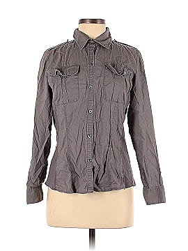 New York & Company Long Sleeve Button-Down Shirt (view 1)