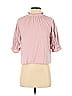 TeXTURE & THREAD Madewell Pink Short Sleeve Blouse Size XXS - photo 1