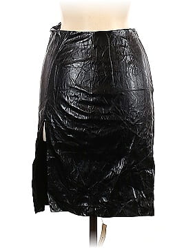 Reformation Faux Leather Skirt (view 2)