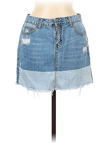 True Craft Denim Skirt (view 1)