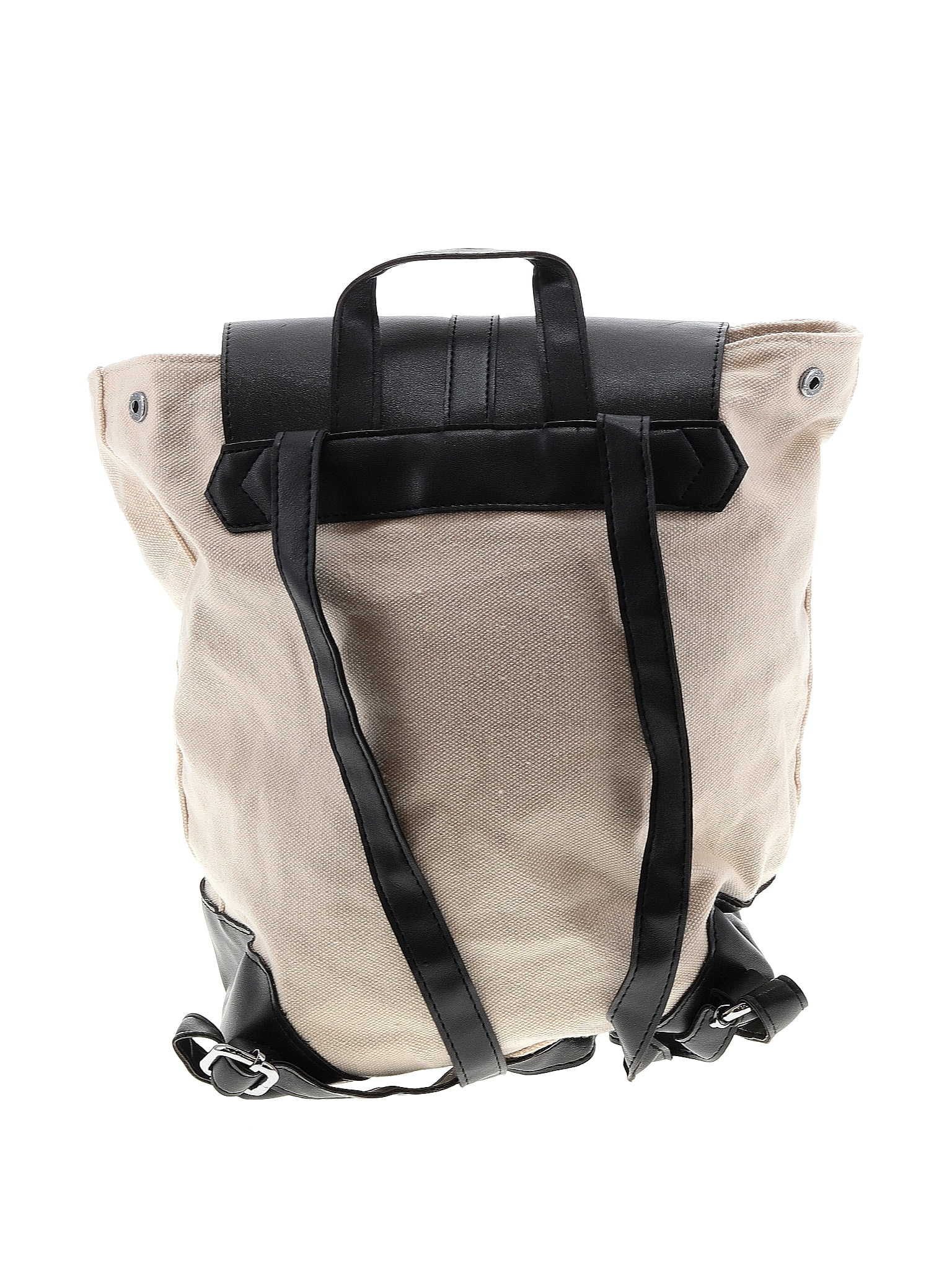 Deux Lux Color Block Solid Multi Color Ivory Backpack One Size - 75% off