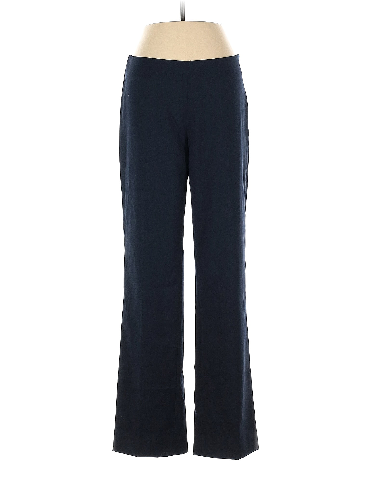 Pantalon De Travail Femme WORTH New York - Taille 12, Bleu, Coupe Chino Haute - Coton